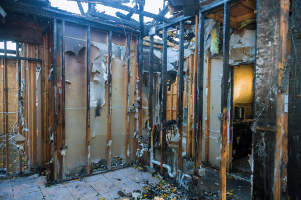 Professional Fire Damage Assessment technician working in Summit Hill, PA